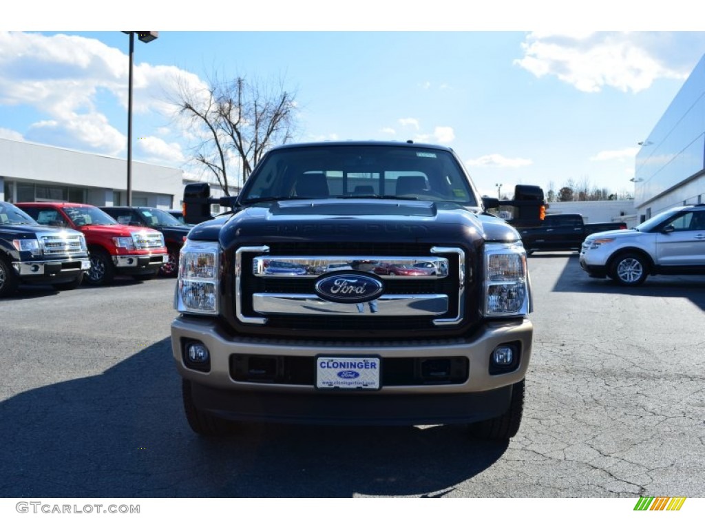 2013 F350 Super Duty King Ranch Crew Cab 4x4 - Kodiak Brown Metallic / King Ranch Chaparral Leather/Adobe Trim photo #7