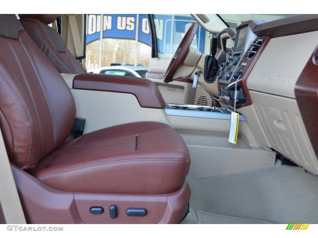 2013 F350 Super Duty King Ranch Crew Cab 4x4 - Kodiak Brown Metallic / King Ranch Chaparral Leather/Adobe Trim photo #15