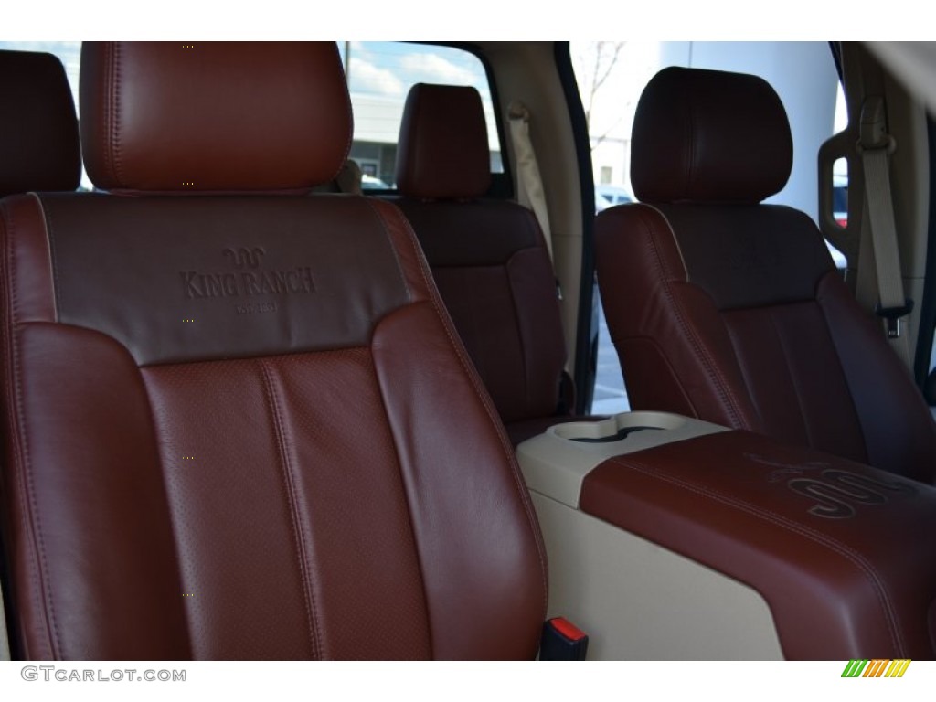 2013 F350 Super Duty King Ranch Crew Cab 4x4 - Kodiak Brown Metallic / King Ranch Chaparral Leather/Adobe Trim photo #18