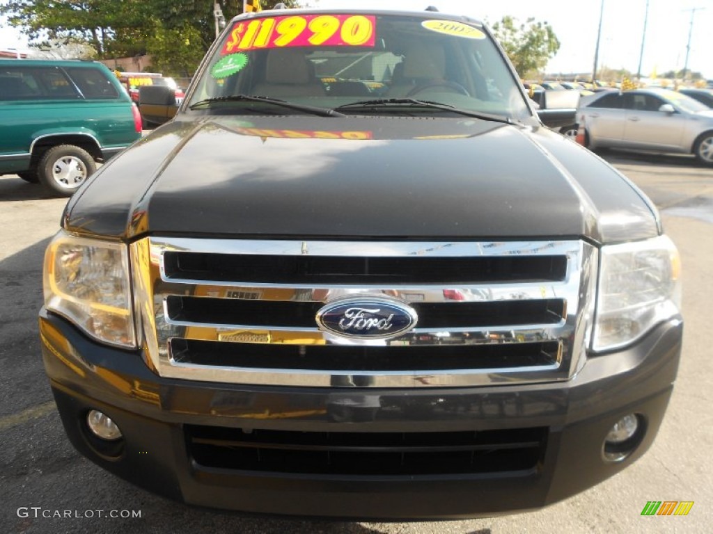2007 Expedition XLT - Carbon Metallic / Stone photo #2