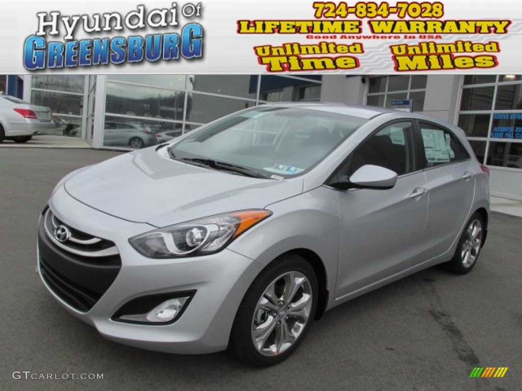 2013 Elantra GT - Silver / Black photo #1