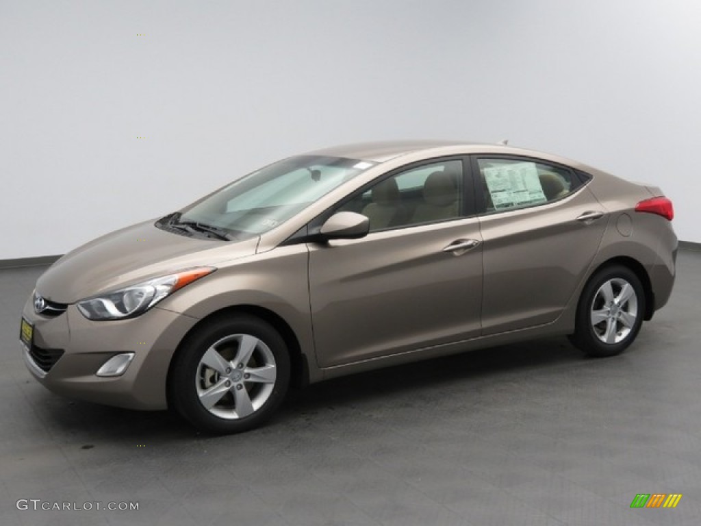 2013 Elantra GLS - Desert Bronze / Beige photo #1