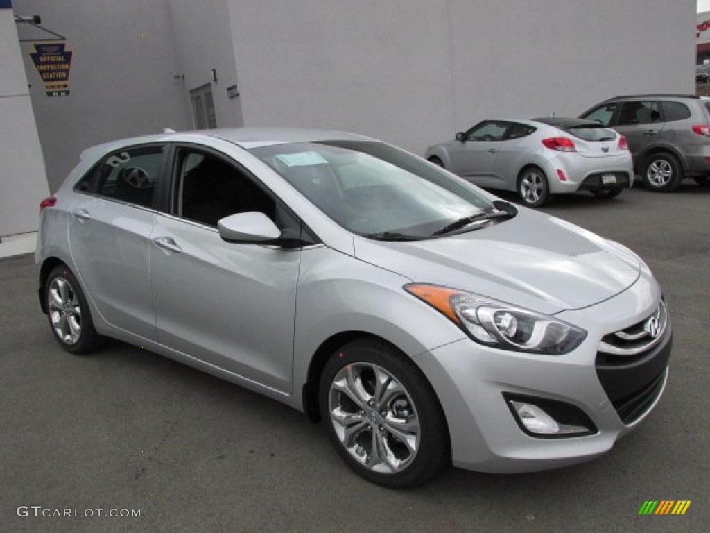 2013 Elantra GT - Silver / Black photo #3