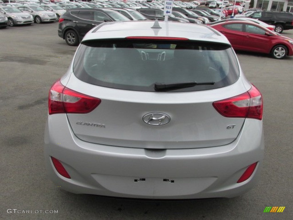 2013 Elantra GT - Silver / Black photo #4