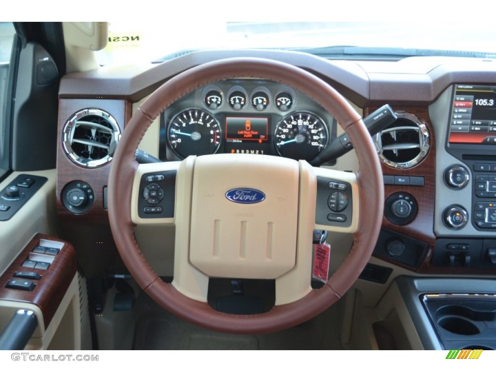 2013 Ford F350 Super Duty King Ranch Crew Cab 4x4 Steering Wheel Photos