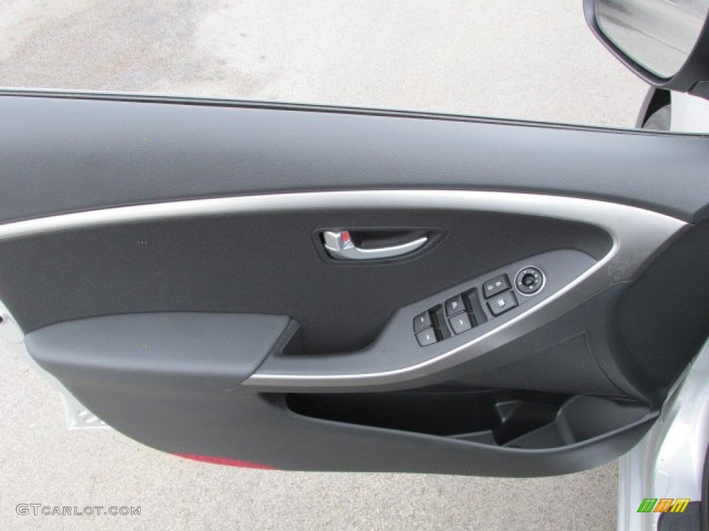 2013 Elantra GT - Silver / Black photo #8