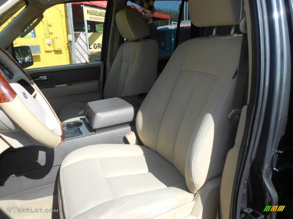 2007 Expedition XLT - Carbon Metallic / Stone photo #14