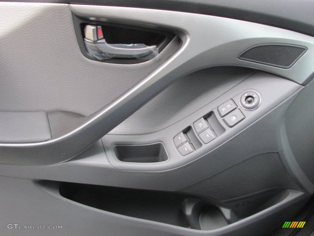 2013 Elantra Limited - Titanium Gray Metallic / Gray photo #9