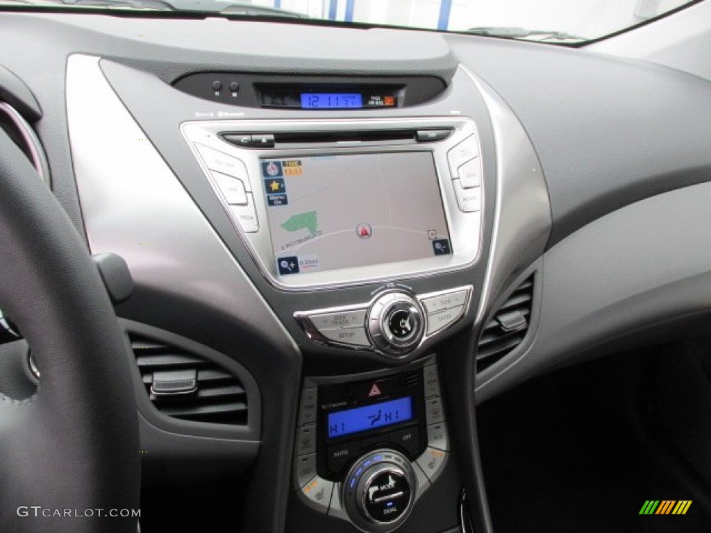 2013 Elantra Coupe SE - Black Noir Pearl / Gray photo #7