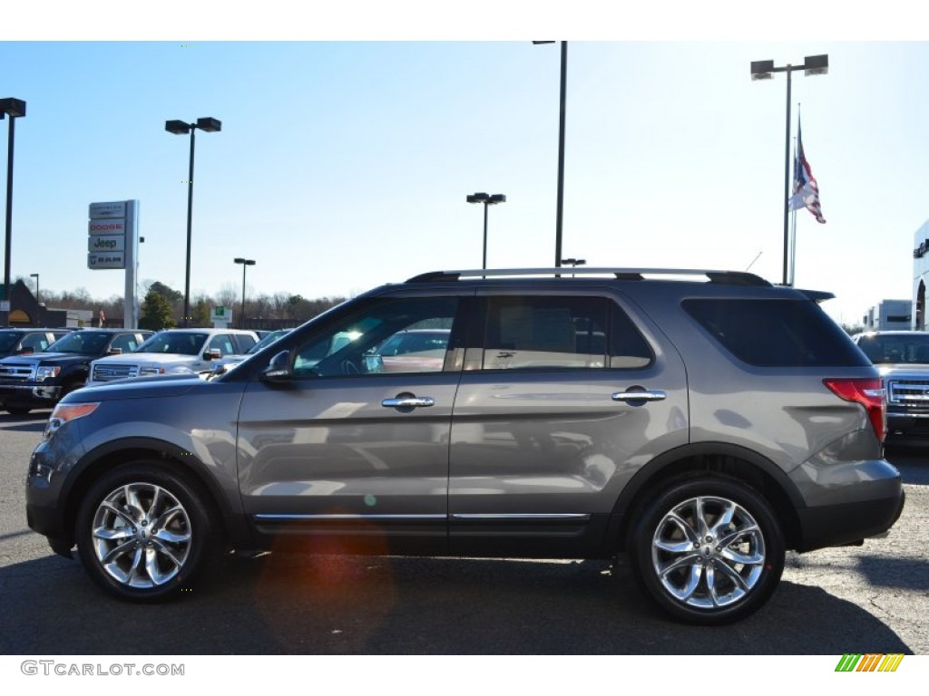 2013 Explorer XLT - Sterling Gray Metallic / Medium Light Stone photo #5