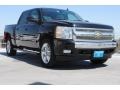 2008 Black Chevrolet Silverado 1500 LT Crew Cab  photo #1