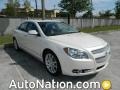 White Diamond Tricoat - Malibu LTZ Sedan Photo No. 1