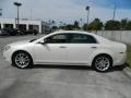 White Diamond Tricoat - Malibu LTZ Sedan Photo No. 6