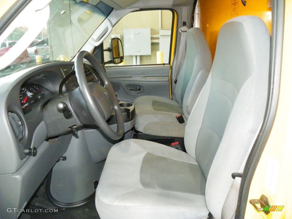 2008 E Series Cutaway E350 Commercial Moving Truck - Yellow / Medium Flint photo #9