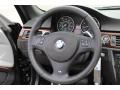 Everest Grey/Black Steering Wheel Photo for 2013 BMW 3 Series #78418206