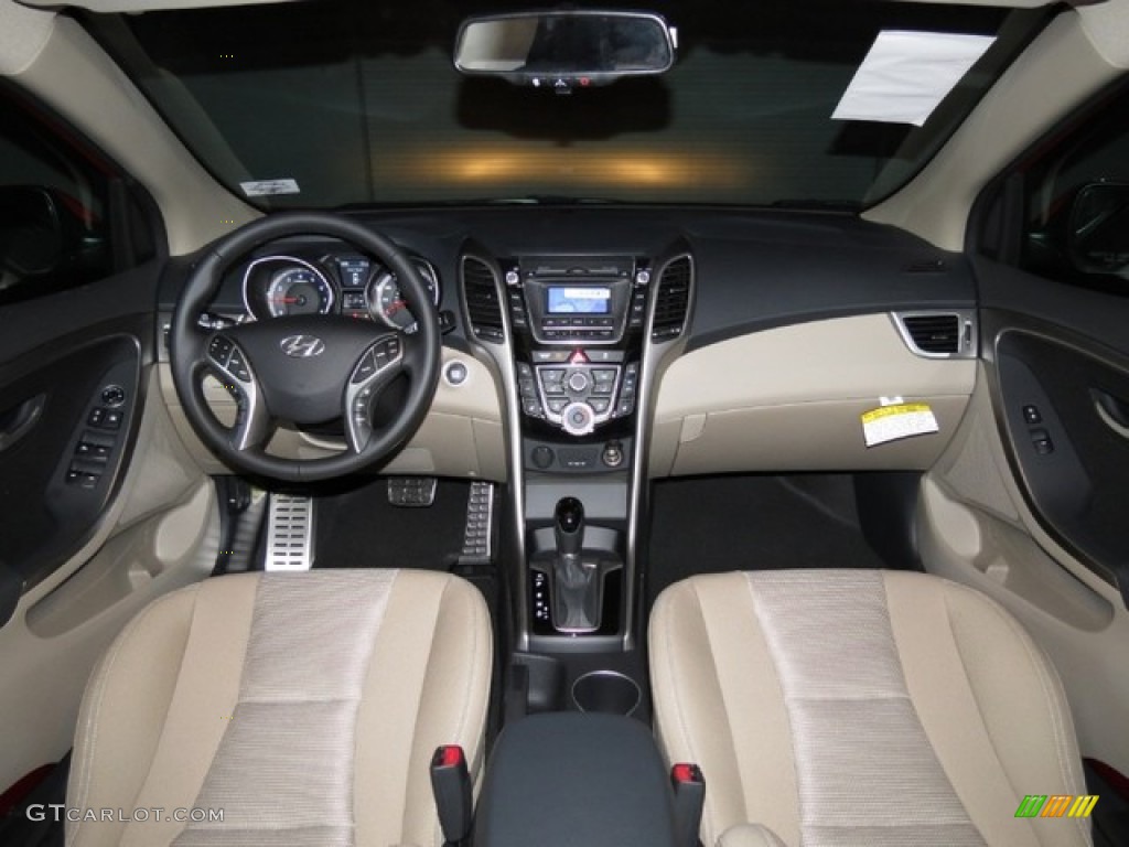 2013 Hyundai Elantra GT Beige Dashboard Photo #78418882