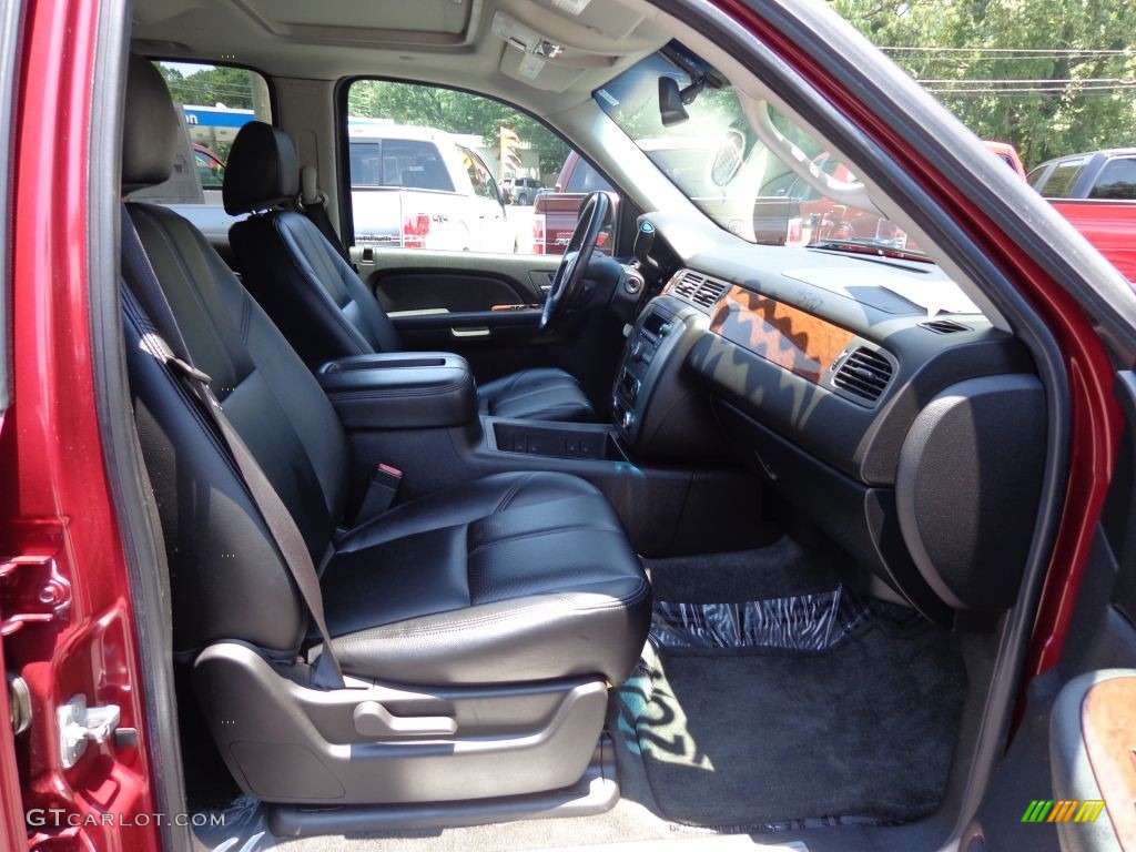 Ebony Black Interior 2007 GMC Yukon SLT Photo #78418971