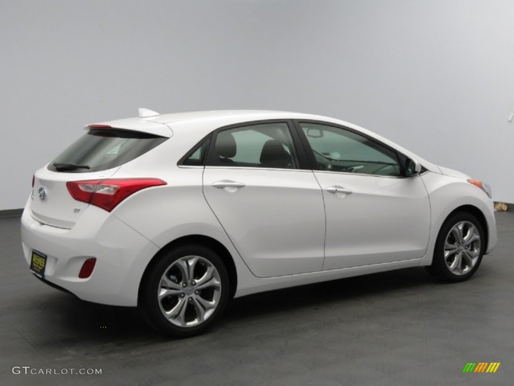 2013 Elantra GT - Monaco White / Black photo #3