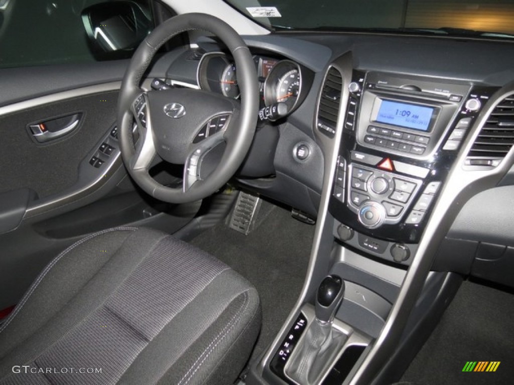 2013 Elantra GT - Titanium Gray Metallic / Black photo #6