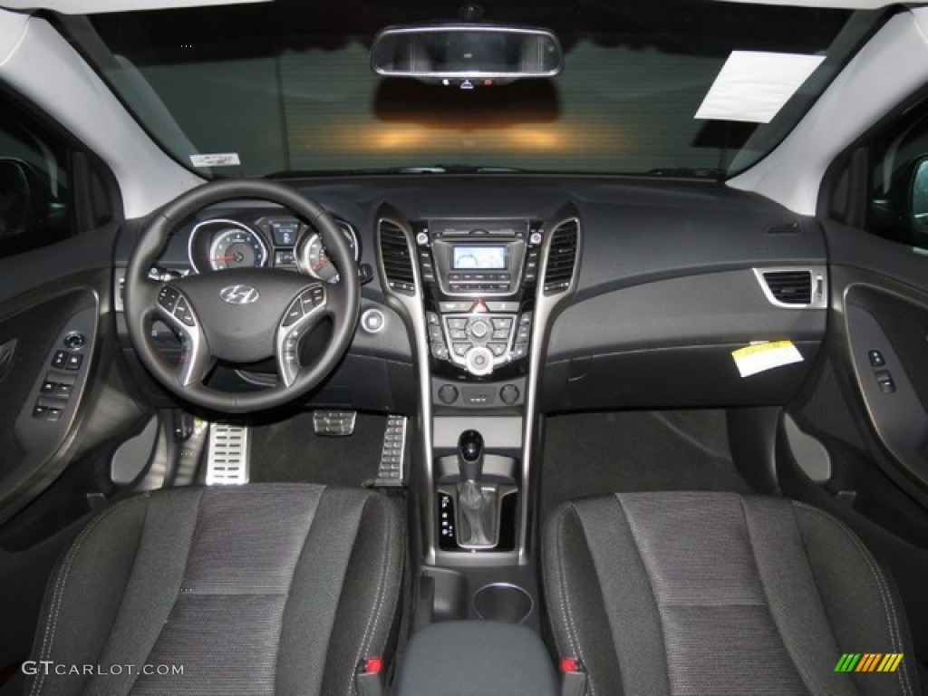 2013 Elantra GT - Titanium Gray Metallic / Black photo #7