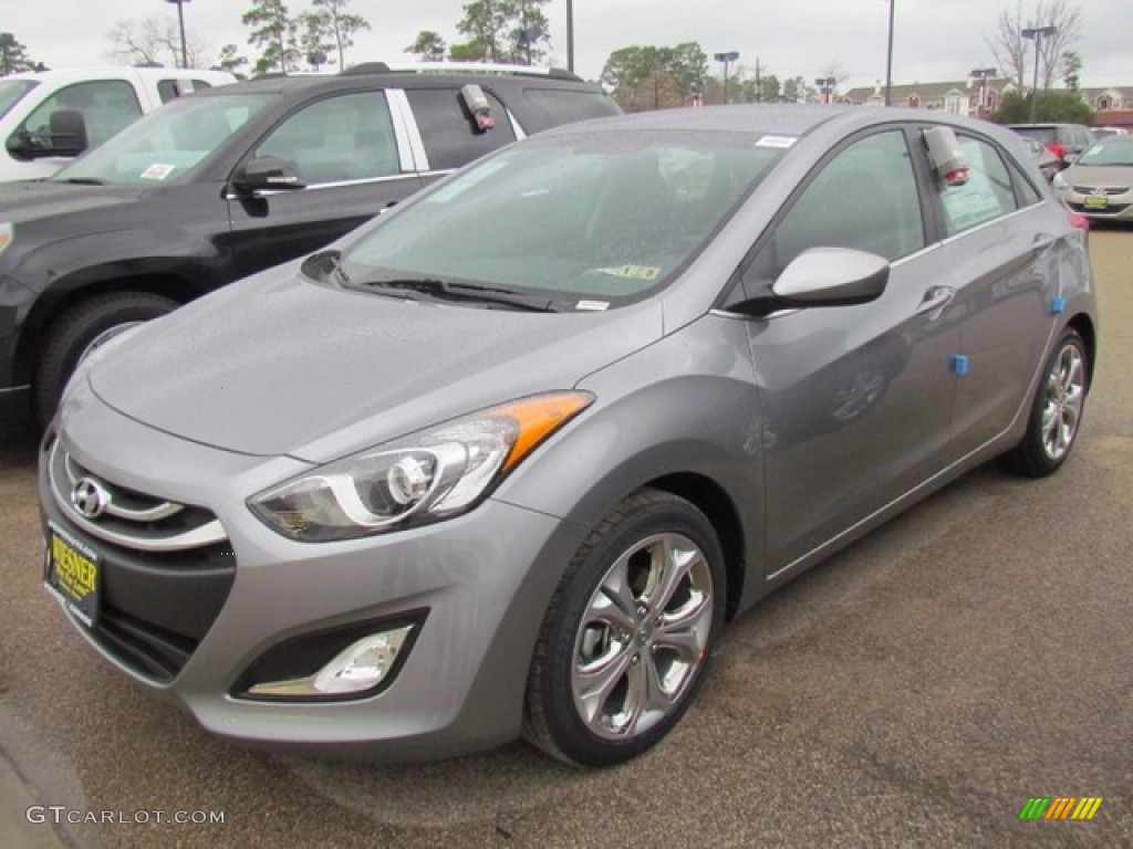 2013 Elantra GT - Titanium Gray Metallic / Black photo #2