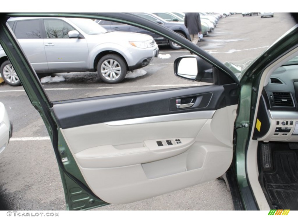 2012 Outback 2.5i Premium - Cypress Green Pearl / Warm Ivory photo #23