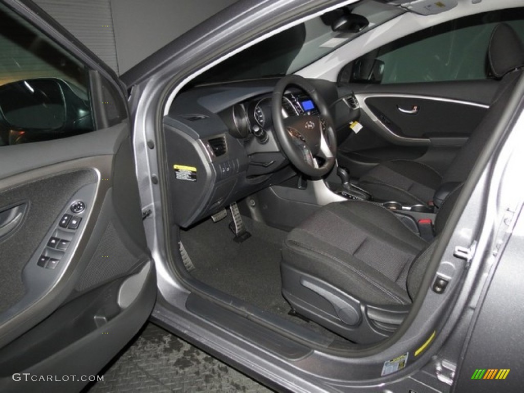 2013 Elantra GT - Titanium Gray Metallic / Black photo #5