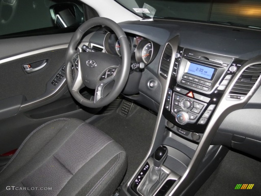 2013 Elantra GT - Titanium Gray Metallic / Black photo #6