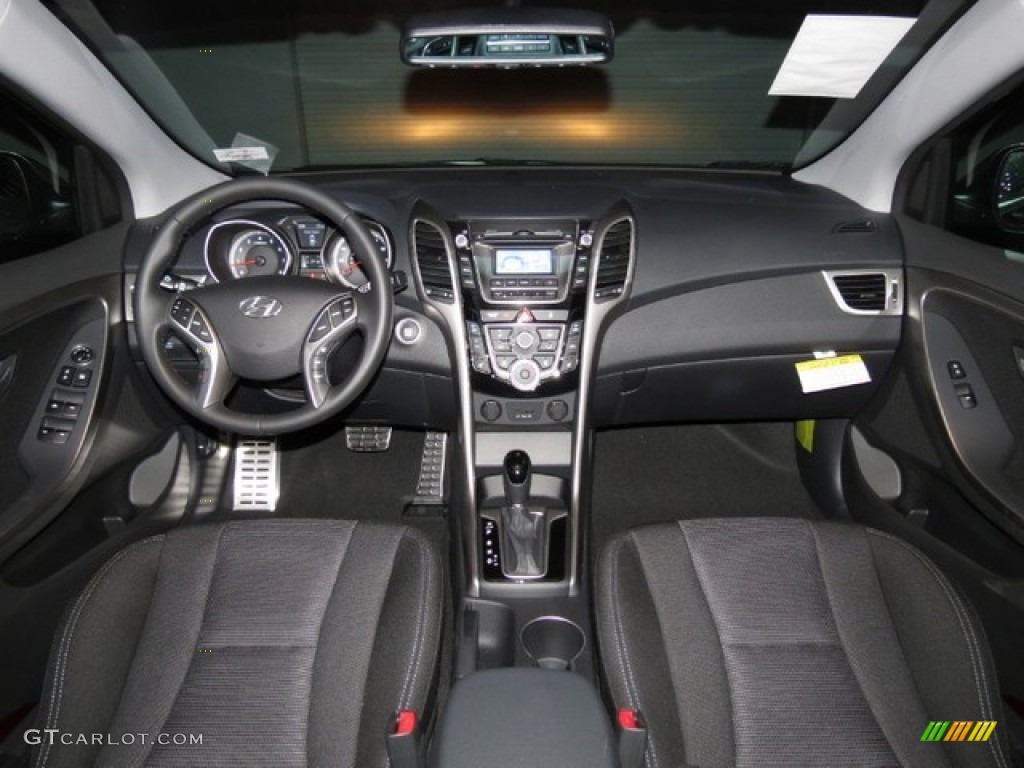 2013 Hyundai Elantra GT Black Dashboard Photo #78419669