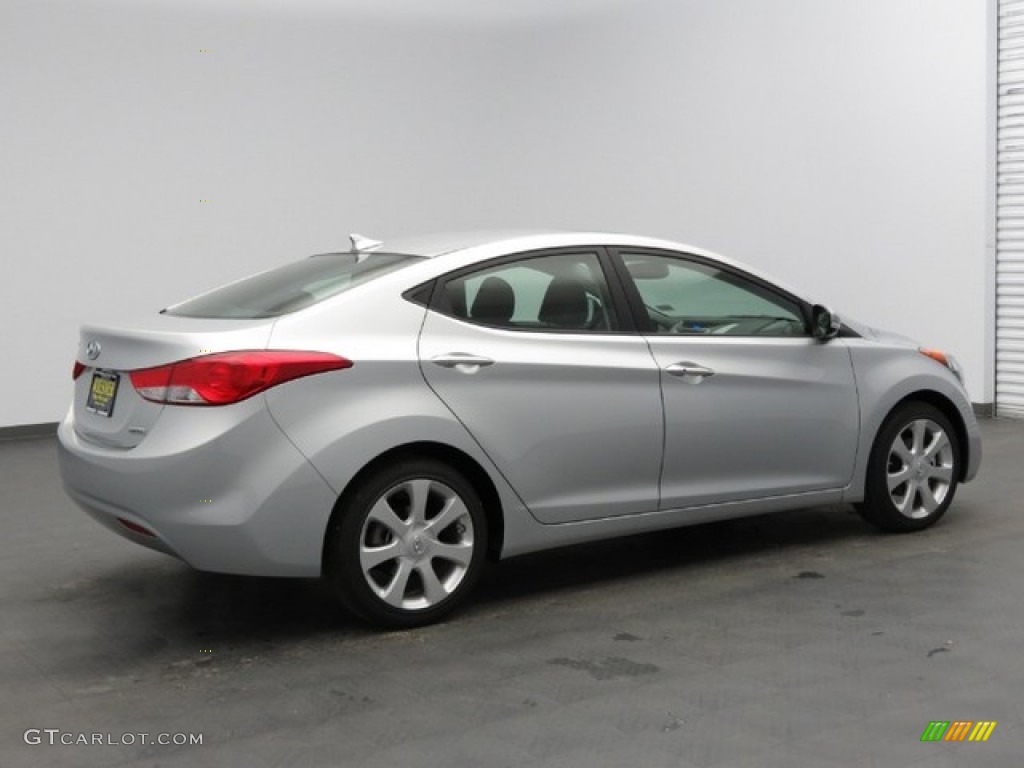 2013 Elantra Limited - Silver / Black photo #3
