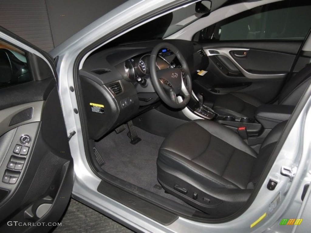 2013 Elantra Limited - Silver / Black photo #5
