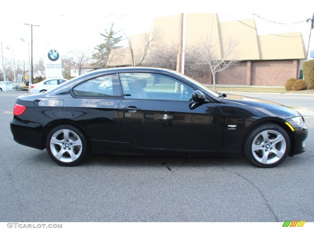 2011 3 Series 328i xDrive Coupe - Black Sapphire Metallic / Saddle Brown Dakota Leather photo #4