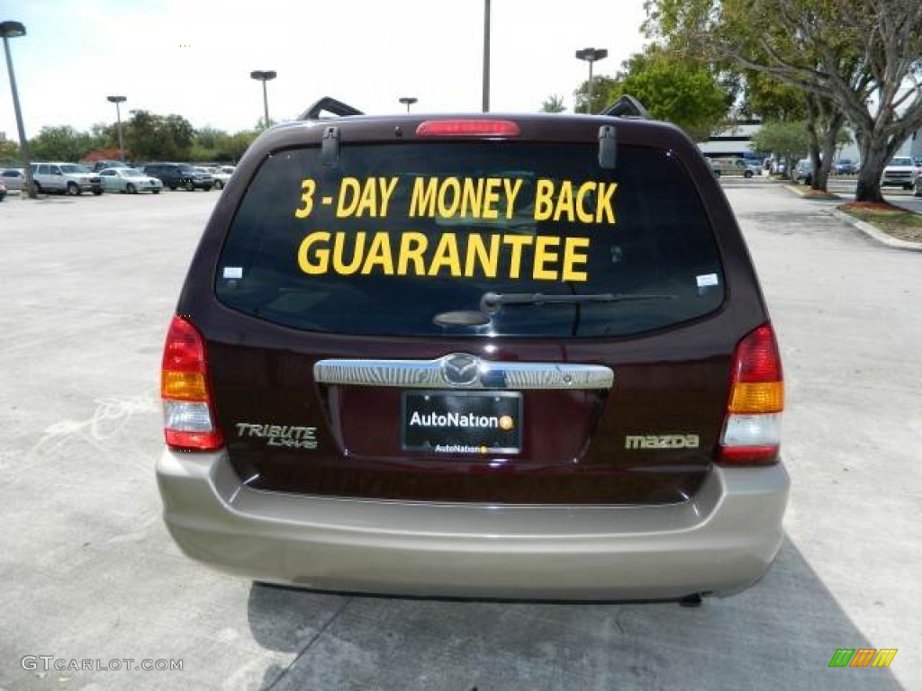 2002 Tribute LX V6 - Chestnut Metallic / Beige photo #4