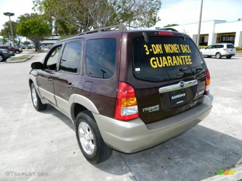 2002 Tribute LX V6 - Chestnut Metallic / Beige photo #5