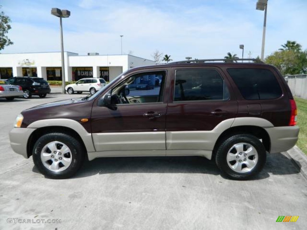 2002 Tribute LX V6 - Chestnut Metallic / Beige photo #6
