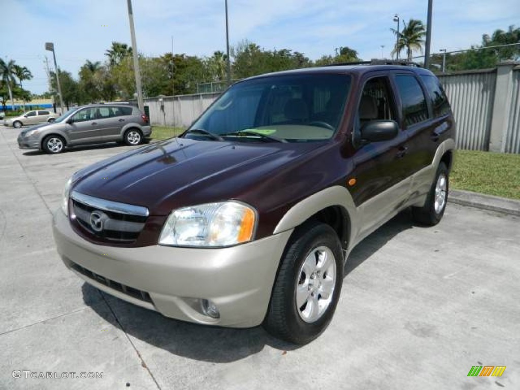 2002 Tribute LX V6 - Chestnut Metallic / Beige photo #7