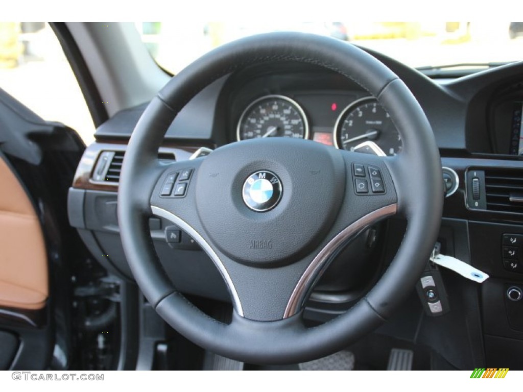 2011 3 Series 328i xDrive Coupe - Black Sapphire Metallic / Saddle Brown Dakota Leather photo #16