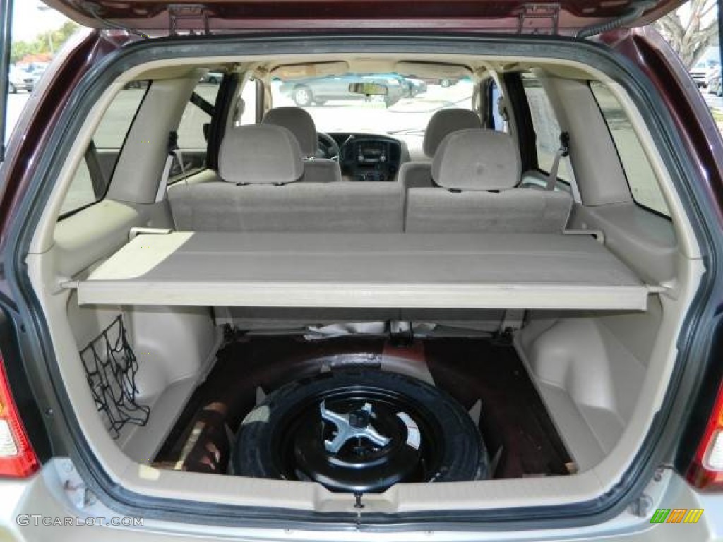 2002 Tribute LX V6 - Chestnut Metallic / Beige photo #27