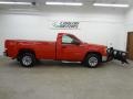 2008 Fire Red GMC Sierra 1500 Regular Cab 4x4  photo #6
