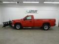2008 Fire Red GMC Sierra 1500 Regular Cab 4x4  photo #13