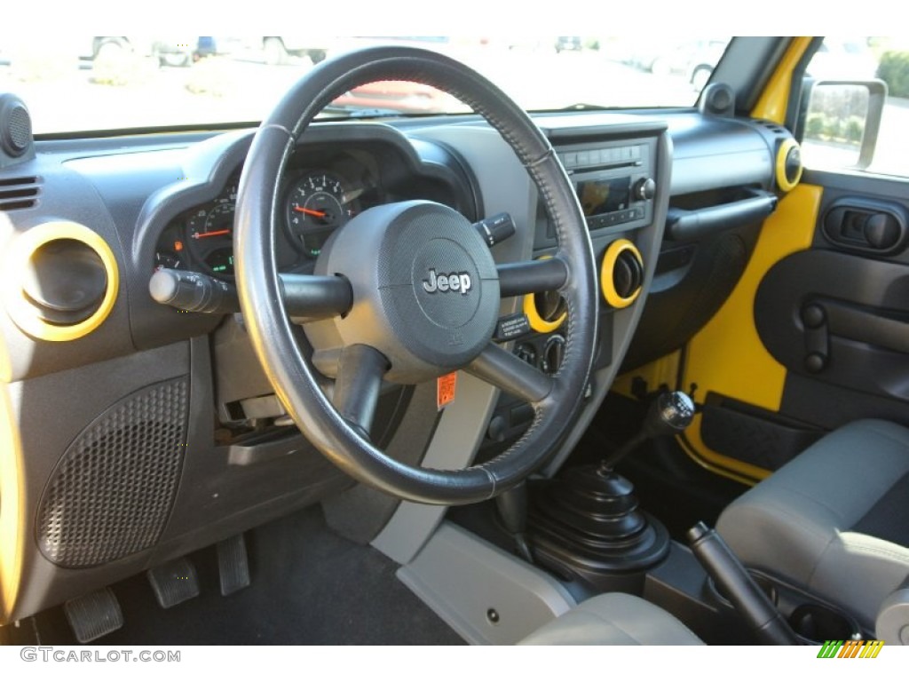 Dark Slate Gray/Medium Slate Gray Interior 2008 Jeep Wrangler X 4x4 Photo #78422081