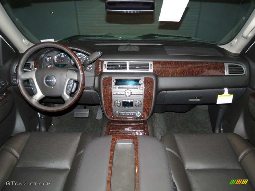 2013 GMC Sierra 1500 Denali Crew Cab Ebony Dashboard Photo #78422900