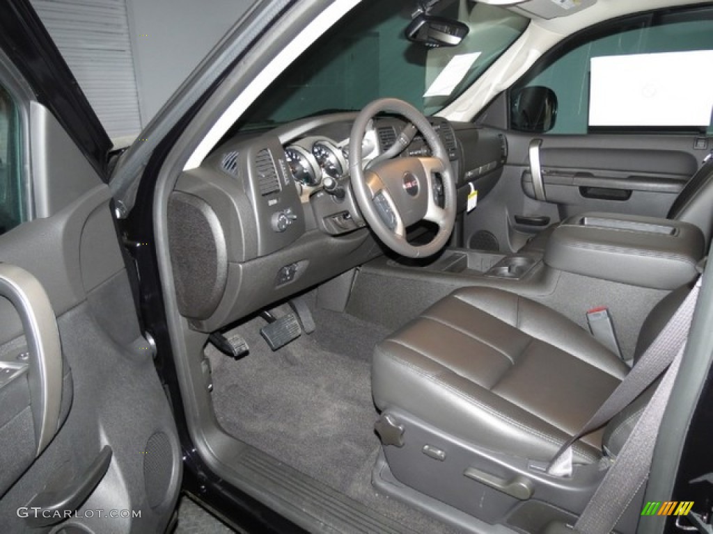 2013 Sierra 1500 SLE Extended Cab - Deep Indigo Metallic / Ebony photo #4