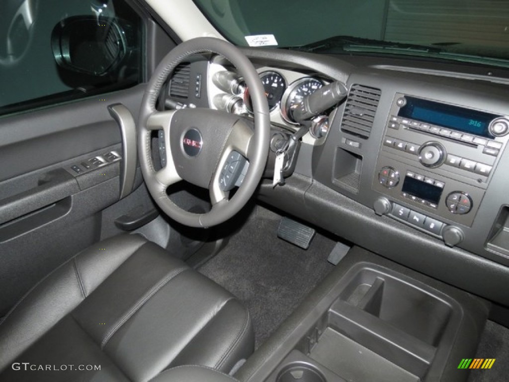 2013 Sierra 1500 SLE Extended Cab - Deep Indigo Metallic / Ebony photo #5