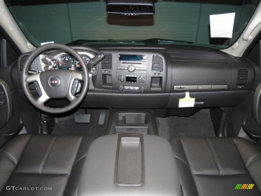 2013 Sierra 1500 SLE Extended Cab - Deep Indigo Metallic / Ebony photo #6