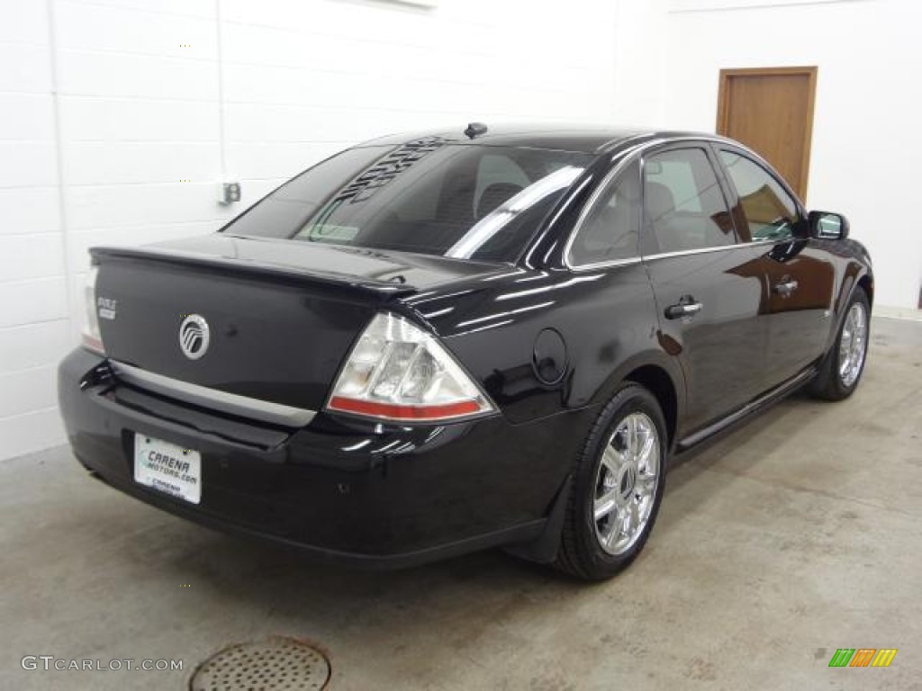 2008 Sable Premier Sedan - Black / Light Camel photo #6