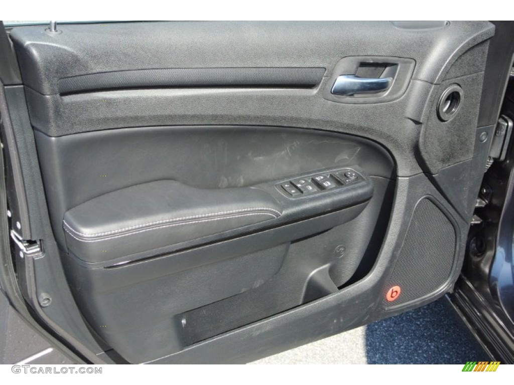 2013 Chrysler 300 S V6 Black Door Panel Photo #78423806