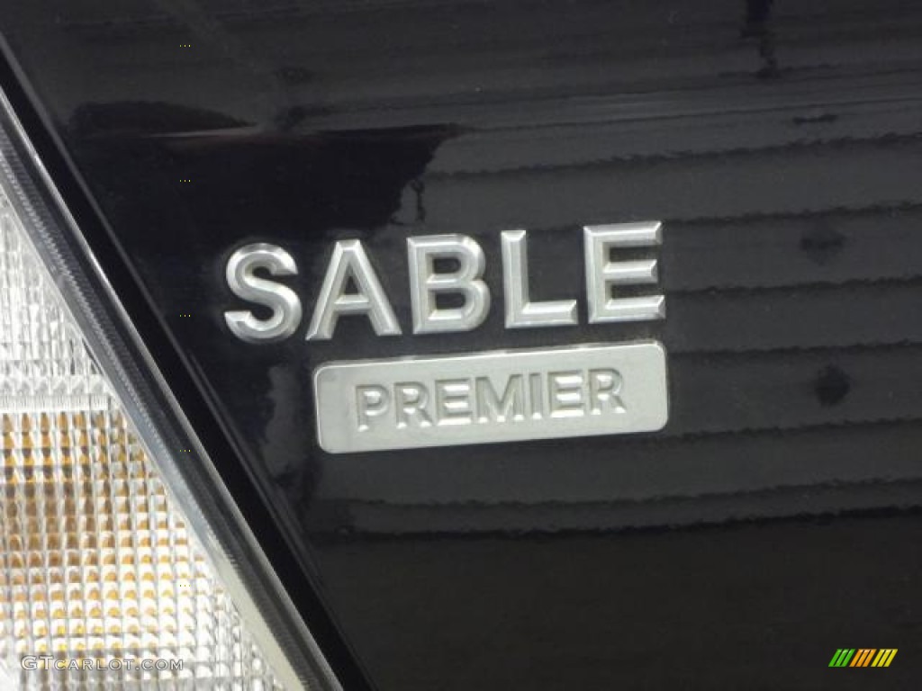 2008 Sable Premier Sedan - Black / Light Camel photo #8