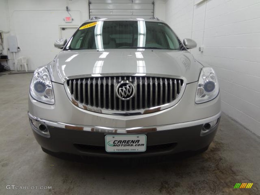 2008 Enclave CXL - Platinum Ice Metallic / Titanium/Dark Titanium photo #3