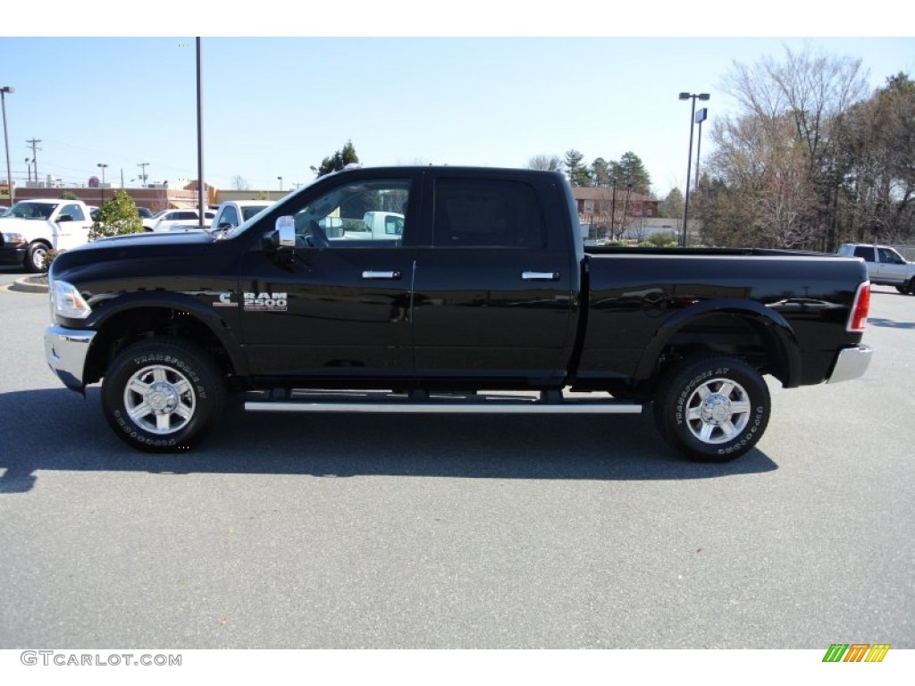 Black 2013 Ram 2500 Laramie Crew Cab 4x4 Exterior Photo #78425348